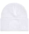 B446 Circular patch printers beanie White colour image